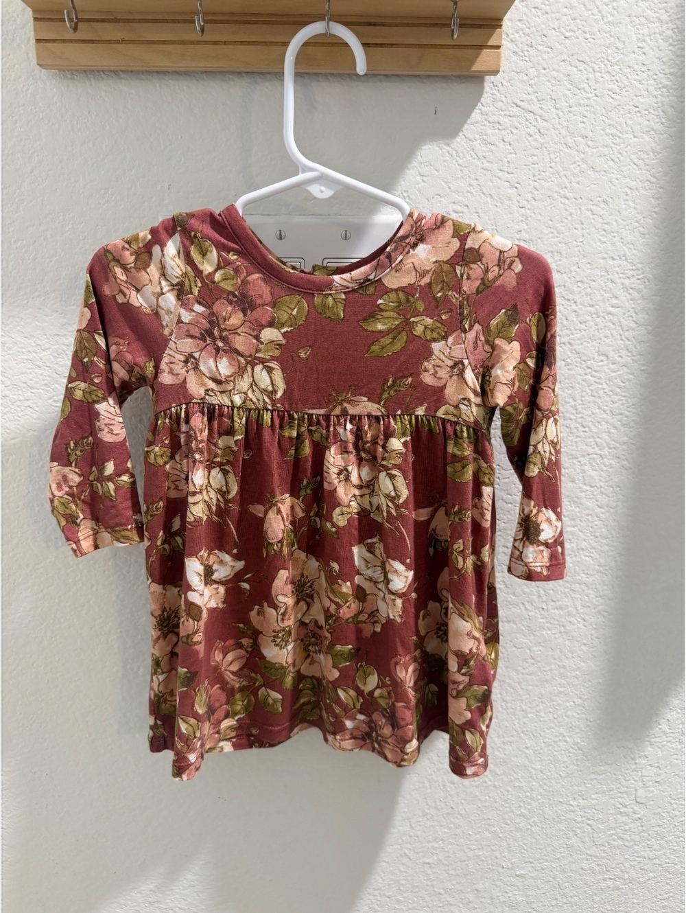 Tullabee Bamboo Floral Fall Dress size 6-12 months